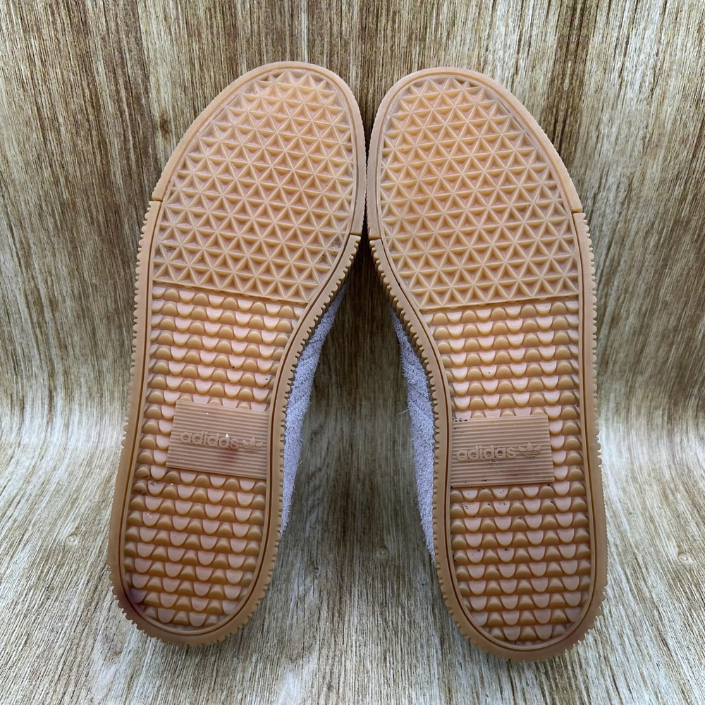 Adidas SambaRose Sneakers Women's Size 10 Gray Gum Suede Platform Shoes B37860 - Picture 8 of 10